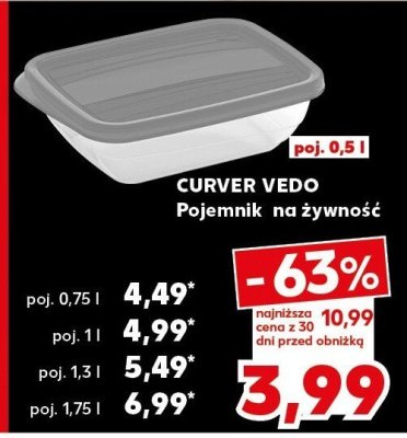 Pojemnik na żywność Vedo 1l promocja w Kaufland
