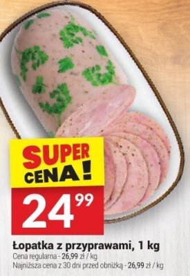 Łopatka z przyprawami, 1 kg promocja w Twój Market