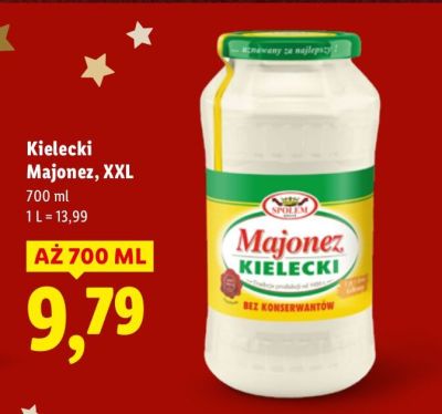 Majonez XXL Kielecki promocja w Lidl