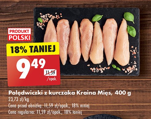 Polędwiczki z kurczaka Kraina mięs promocja