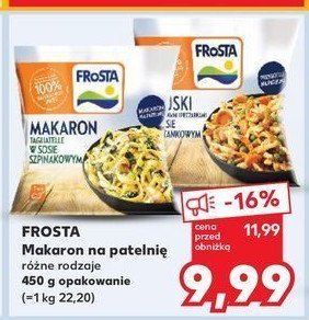 Makaron penne z warzywami w sosie serowym Frosta promocja