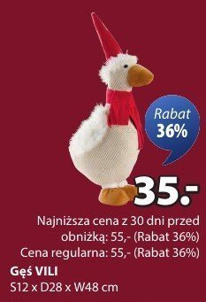 Gęś VILI promocja w Jysk