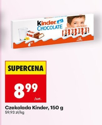 Czekolada Kinder promocja w Biedronka