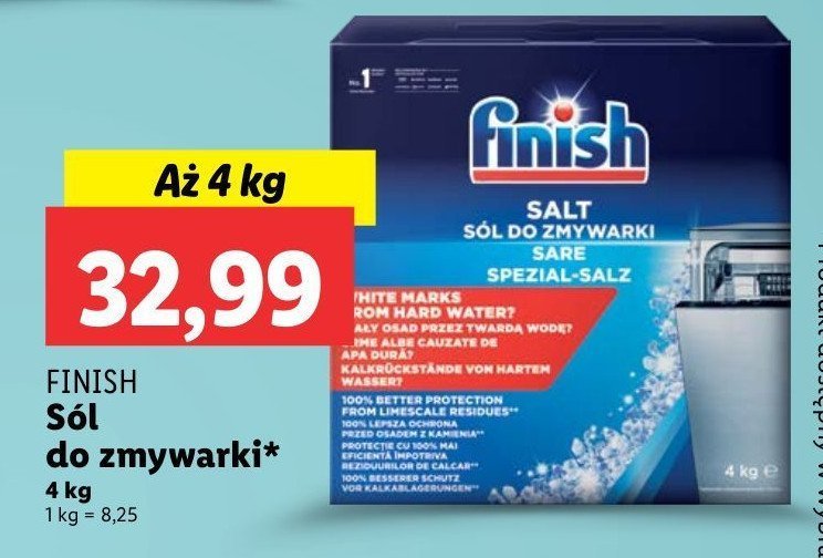 Sól do zmywarek Finish special salt promocja