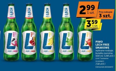 Piwo Lech Free smakowe promocja w Euro Sklep