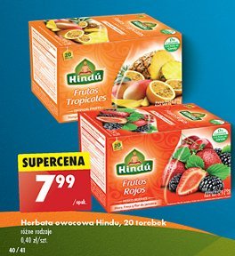 Herbata mixed berries Hindu promocja