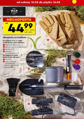 Zestaw naczyń i sztućców turystycznych Wild trek promocja