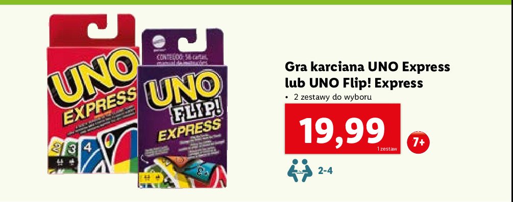 Gra uno flip! express Mattel promocja