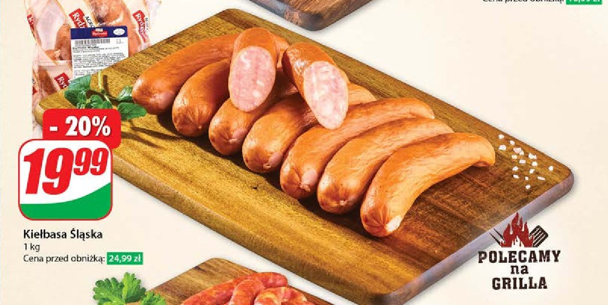 Kiełbasa śląska Agro rydzyna promocja w Dino