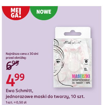 Maseczki jednorazowe Ewa schmitt promocja w Rossmann