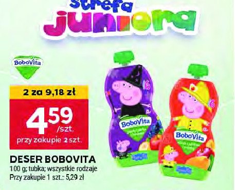 Mus peppa pig jab艂ko-gruszka Bobovita promocja