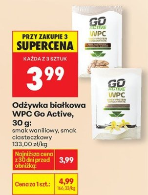 Odżywka białkowa WPC Go Active, 30 g promocja w Biedronka