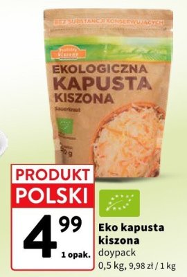 Eko kapusta kiszona doypack promocja w Intermarche