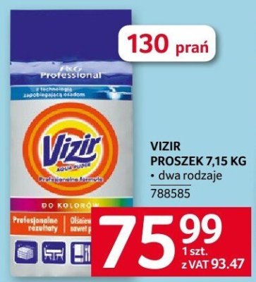 Proszek do prania Vizir promocja w Selgros
