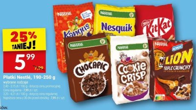 Płatki Płatki Nestlé, 190-250 g promocja w Twój Market