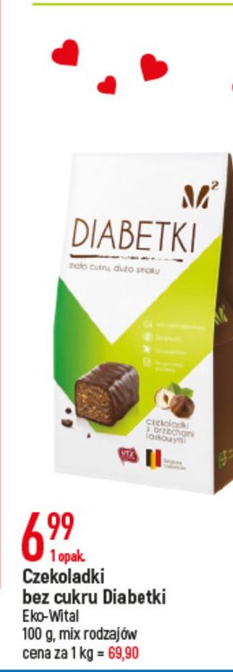 Cukierki diabetki o smaku orzecha laskowego Alma cukierki promocja