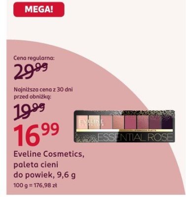 Paleta cieni do powiek, 9,6 g promocja w Rossmann