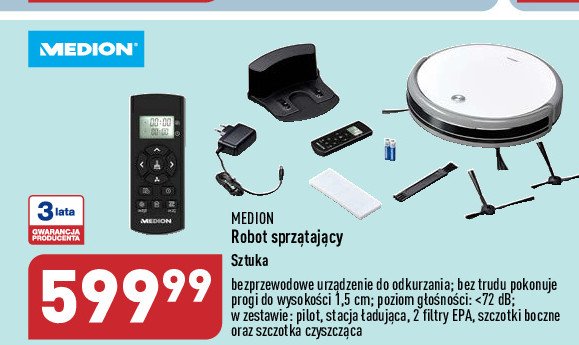 Robot myjący ze stacją dokującą Medion promocja