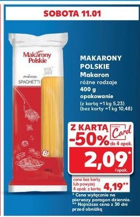 Makaron spaghetti Makarony polskie promocja