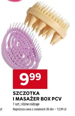 Szczotka i masażer Box PCV promocja w Stokrotka