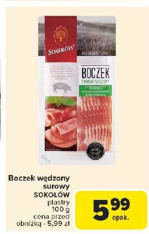 Boczek surowy w臋dzony Soko艂贸w promocja