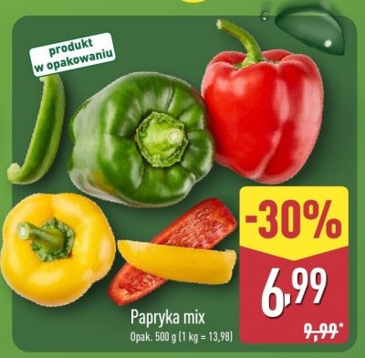 Papryka mix promocja w Aldi