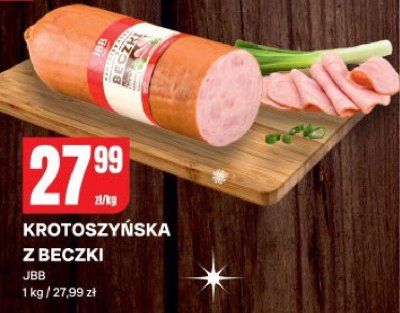 Kiełbasa Krotoszyńska z beczki JBB promocja w Chorten