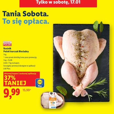 Polski kurczak Biesiadny promocja w Lidl