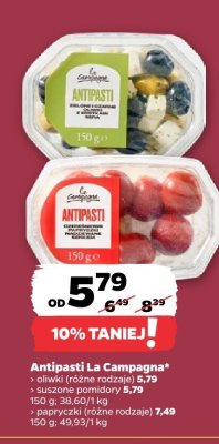 Antipasti oliwki promocja w Netto