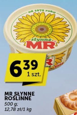 Masło MR Słynne Roślinne promocja w Euro Sklep