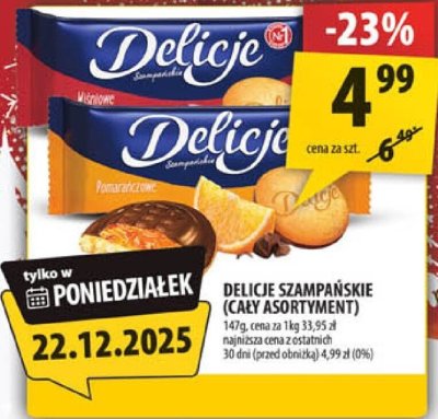 Delikatesy szampańskie szampanów (cały assortment) promocja w Arhelan