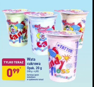 Wata cukrowa kremowa Admar candy floss promocja