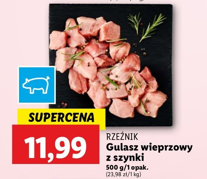 Gulasz wieprzowy z szynki Rzeźnik codzienna dostawa promocja