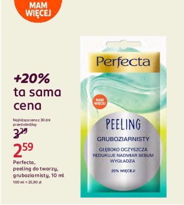 Peeling gruboziarnisty Perfecta promocja