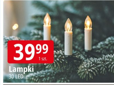 Lampki 30 LED promocja w Leclerc