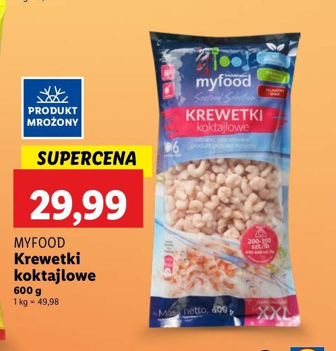Krewetki koktajlowe Myfood promocja