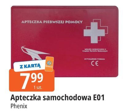 Apteczka samochodowa E01 Phenix promocja w Leclerc