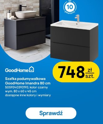 Szafka podumywalkowa Imandra 80 cm promocja w Castorama