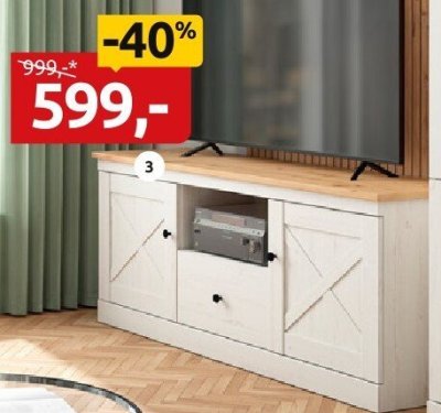 Szafka rtv RTV2D1S Frija promocja w Black Red White