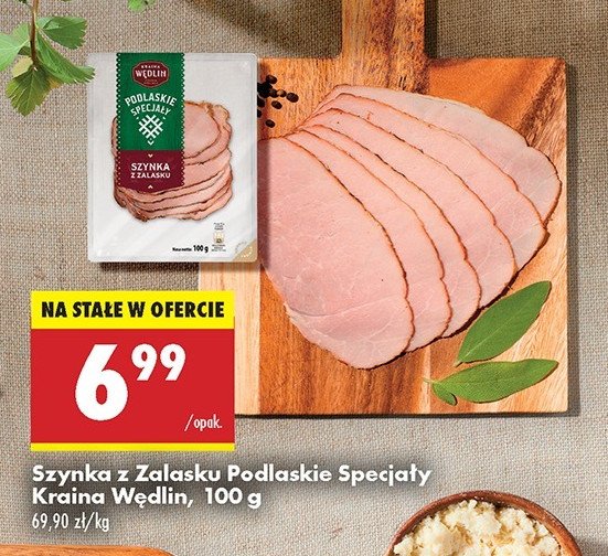 Szynka z zalasku Kraina w臋dlin podlaskie specja艂y promocja w Biedronka