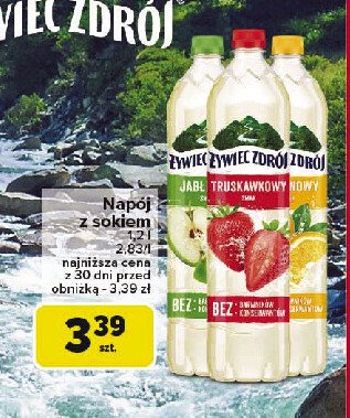 Woda truskawkowa Żywiec zdrój z nutą... promocja w Carrefour