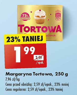 Margaryna tortowa promocja w Biedronka