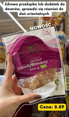 Imbir kandyzowany bio myLife promocja w Kaufland