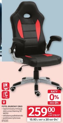 Fotel biurowy FOTEL BIUROWY ORIO promocja w Selgros