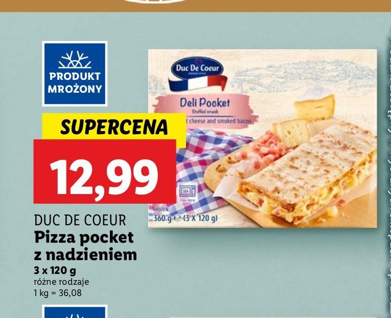 Pizza deli pocket Duc de coeur promocja