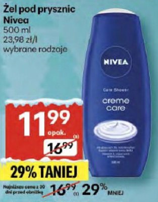 Żel pod prysznic Nivea men original care promocja w Delikatesy Centrum