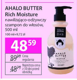 Szampon do włosów nawilżająco-odżywczy Ahalo butter rich moist repair promocja