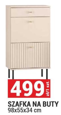 Szafka na buty SYSTEM SOPHIE 98x55x34 cm promocja w Merkury Market