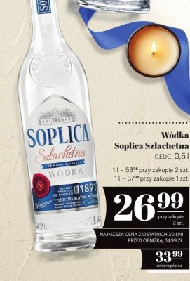 Wódka Soplica Szlachetna Premium Quality promocja w POLOmarket