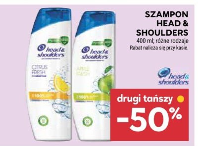 Szampon Head & Shoulders 400 ml, różne rodzaje promocja w Stokrotka